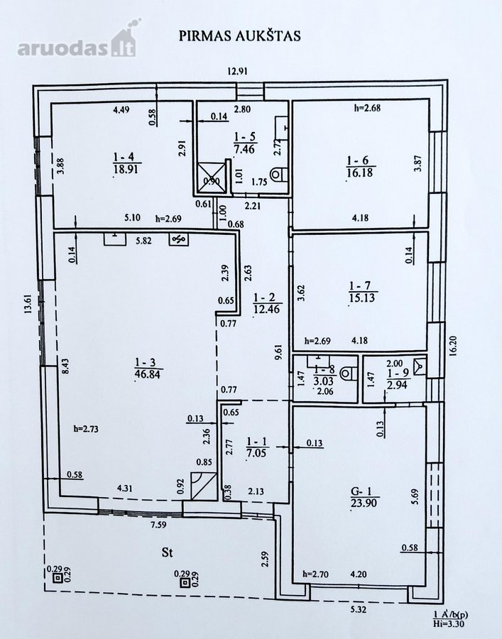Kaina Sumažinta 20 000 € – Dabar 349 000 €! - nuotraukos Nr. 15