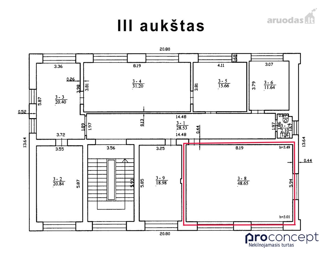 Nuomojamos administracinės paskirties - nuotraukos Nr. 4