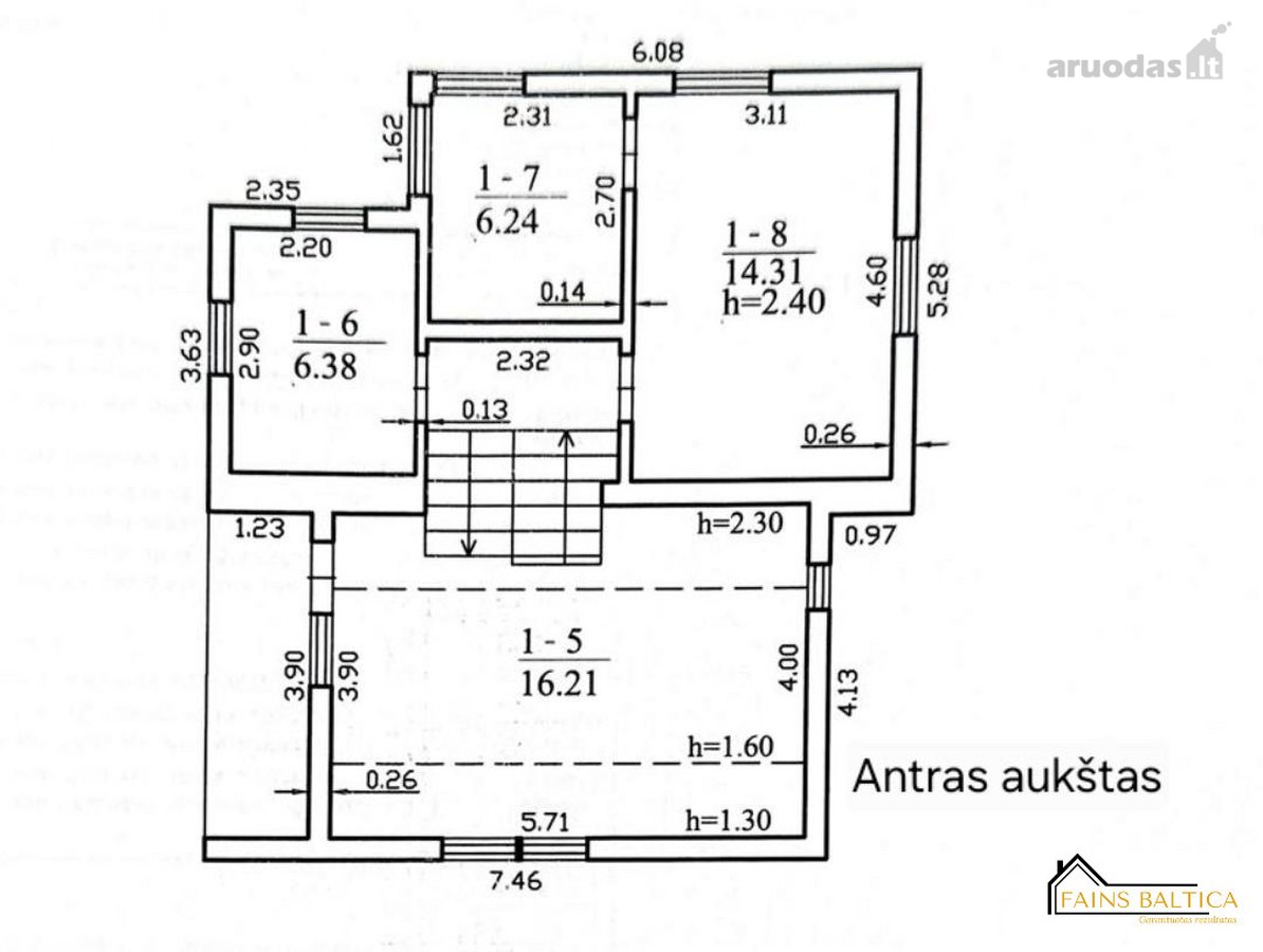 Erdvi sodyba / sodo namas šalia miško ir upės - nuotraukos Nr. 42