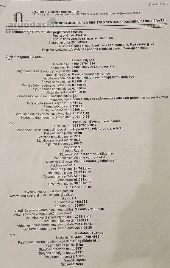 Parduodama Sena Sodyba su žemės sklypais ir - nuotraukos Nr. 10