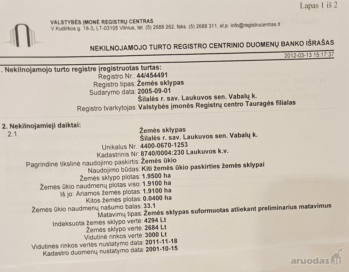 Parduodama Sena Sodyba su žemės sklypais ir - nuotraukos Nr. 11