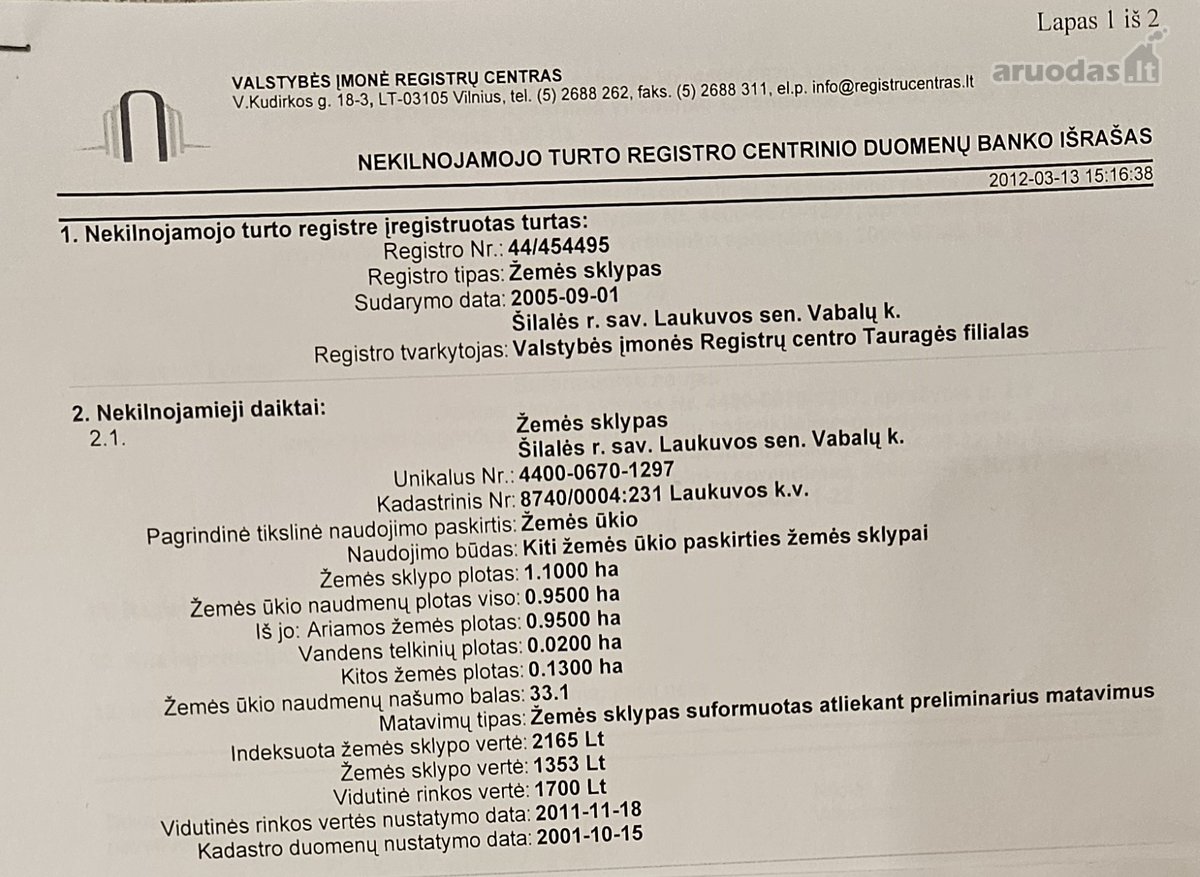 Parduodama Sena Sodyba su žemės sklypais ir - nuotraukos Nr. 12
