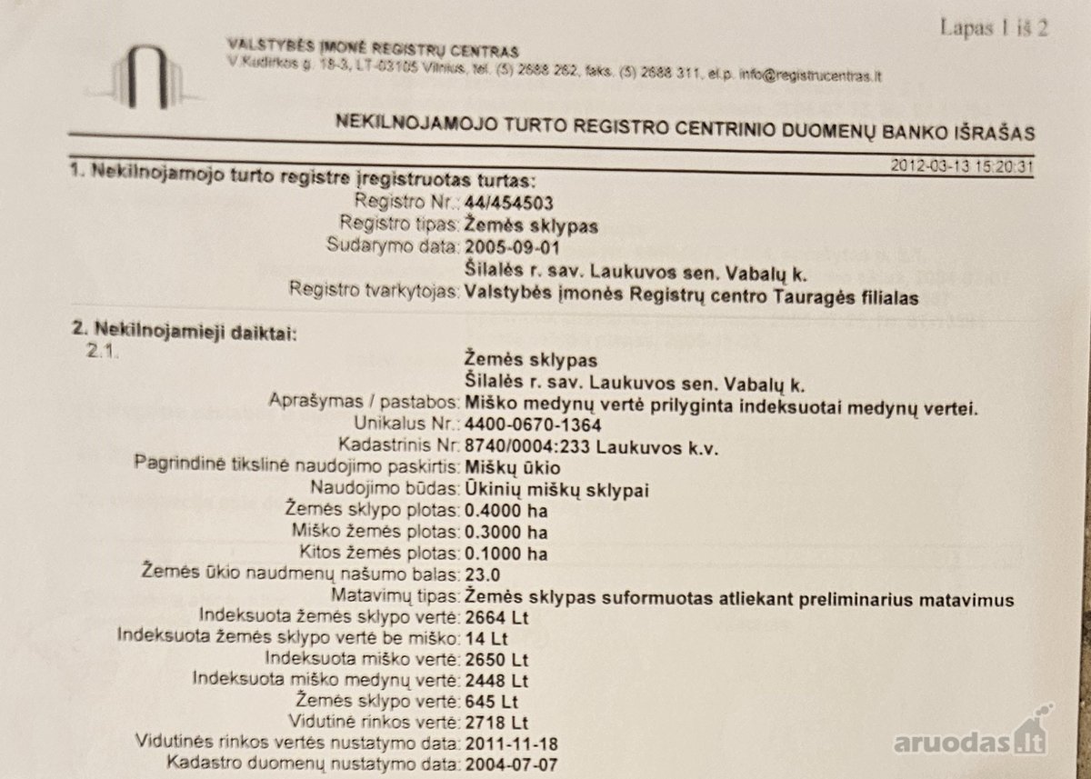 Parduodama Sena Sodyba su žemės sklypais ir - nuotraukos Nr. 15