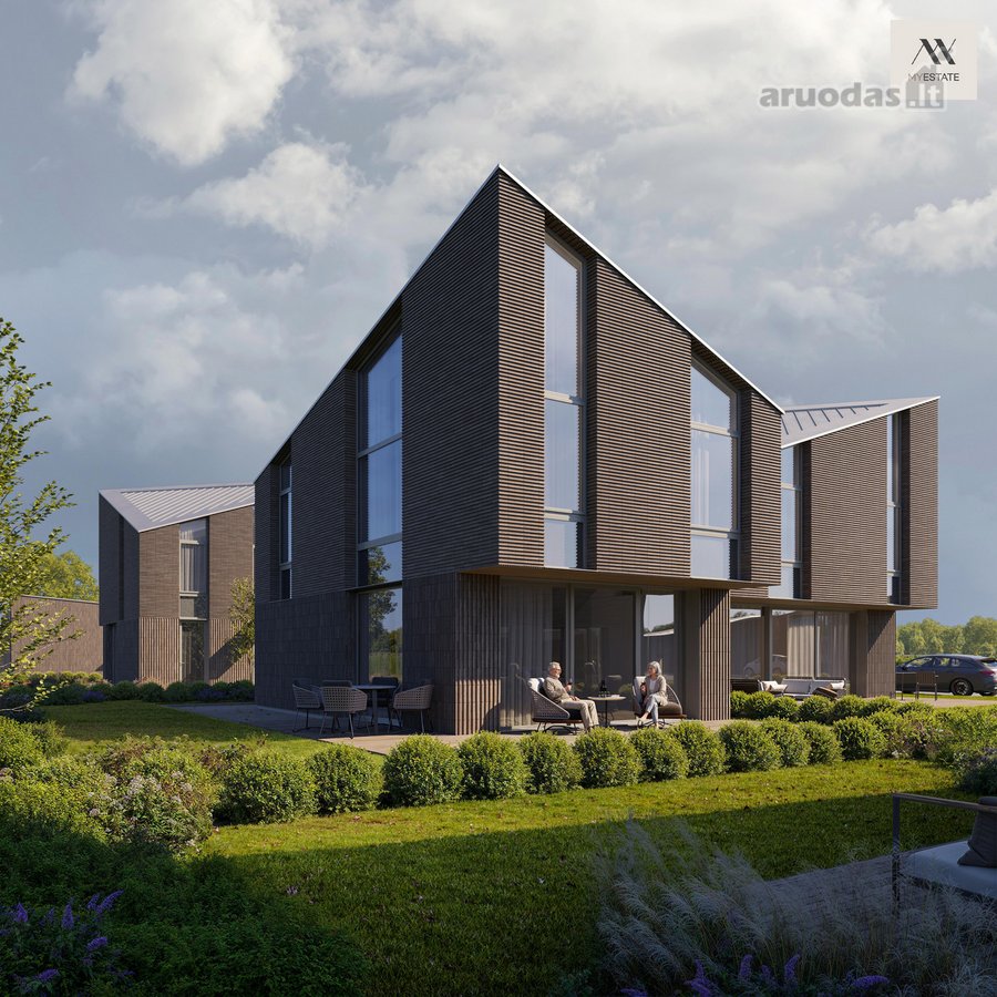 Šiuolaikinės architektūros kotedžas