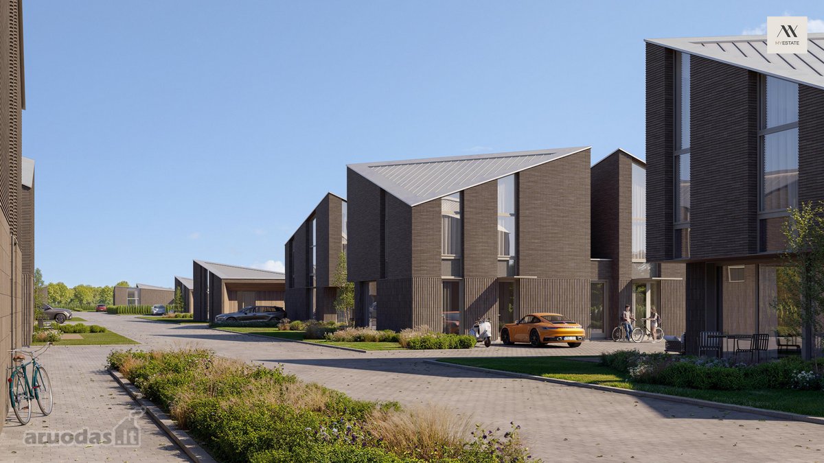 Šiuolaikinės architektūros namas moderniame - nuotraukos Nr. 5