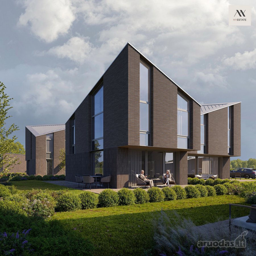 Šiuolaikinės architektūros namas moderniame - nuotraukos Nr. 6