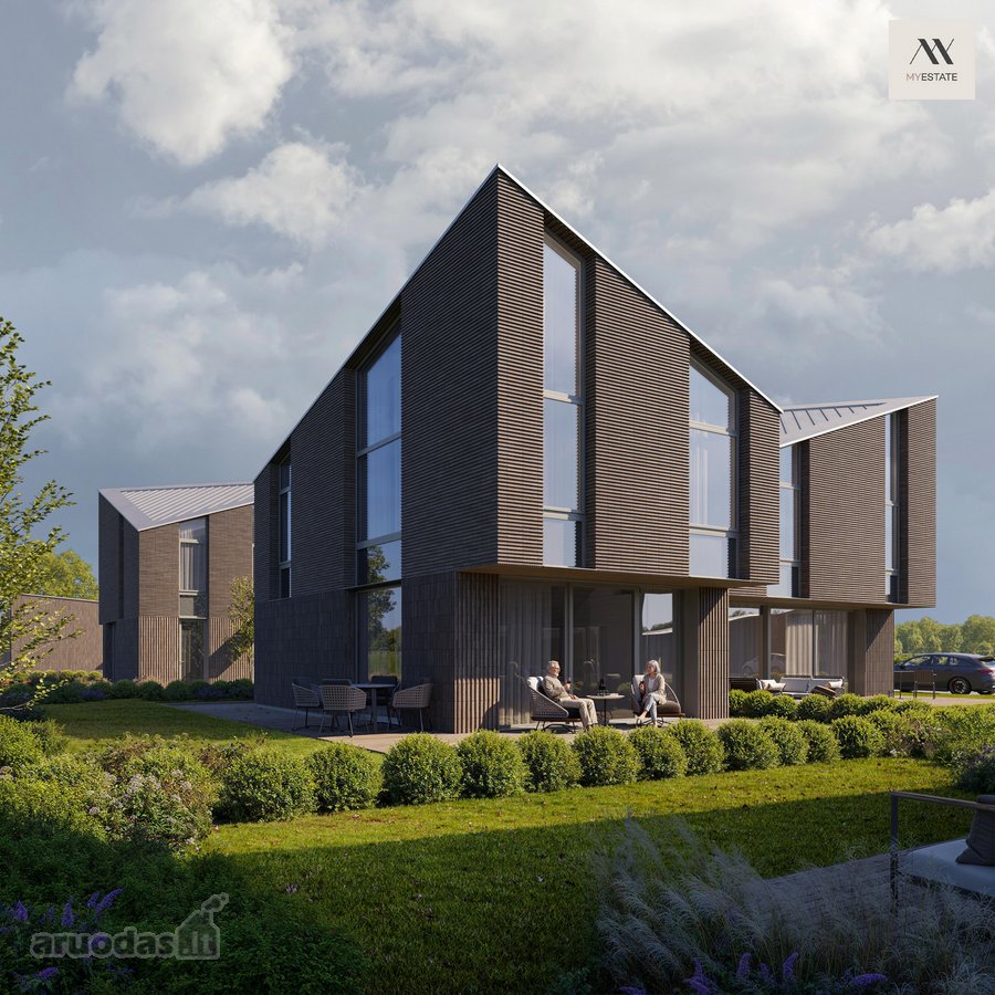 Šiuolaikinės architektūros namas moderniame - nuotraukos Nr. 6