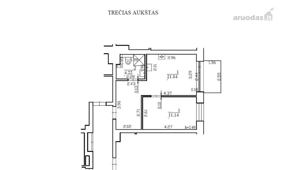 Vilniaus Naujamiesčio širdyje, prestižiniame - nuotraukos Nr. 6