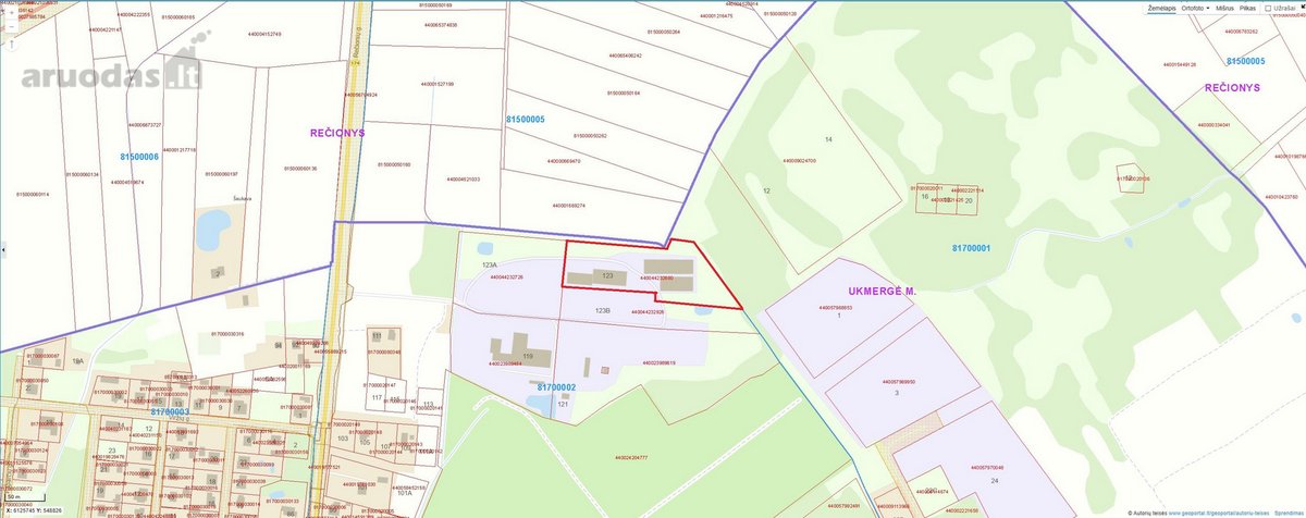 Parduodamas žemės 1.2ha sklypas su 4 pastatais:  - nuotraukos Nr. 2