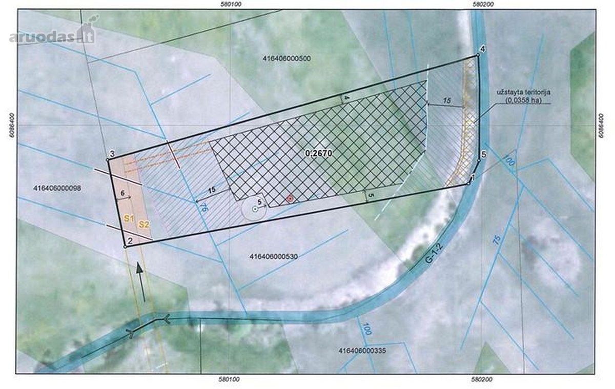 1,80 ha sklypų masyvas ūkininko sodybai – tik - nuotraukos Nr. 10