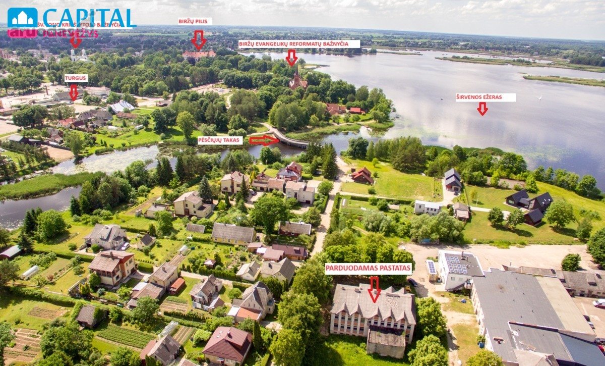 Išskirtinėje Biržų miesto dalyje, 200 m nuo
