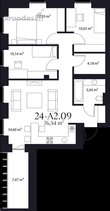 „Trinyčių rezidencija“ - modernus 5 ha - nuotraukos Nr. 18