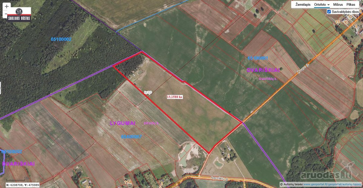 Parduodamas išskirtinio grožio 13,1588 ha - nuotraukos Nr. 29