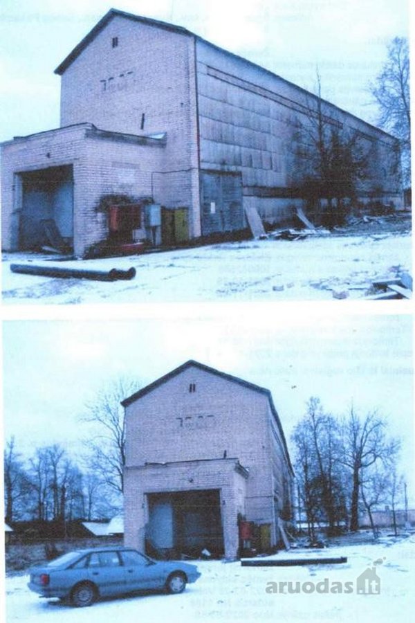 Sandėlis veikiantis (talpa apie 700 tonų),