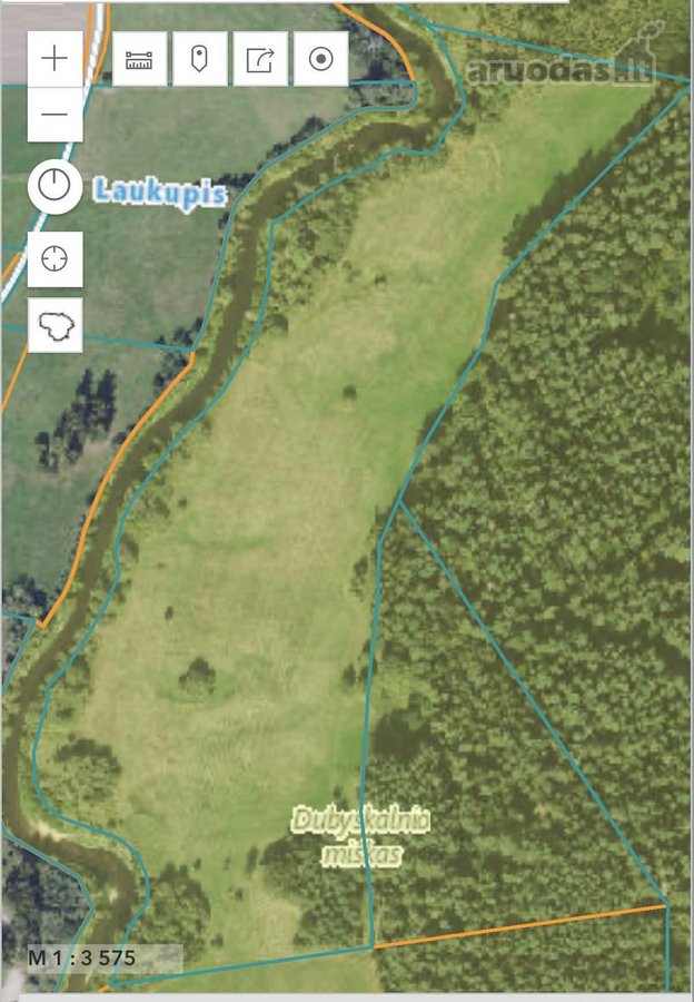 Parduodamas 7,0966 ha sklypas Dubysos