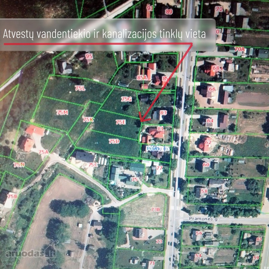 Parduodami keturi namų valdos sklypai su jau - nuotraukos Nr. 9