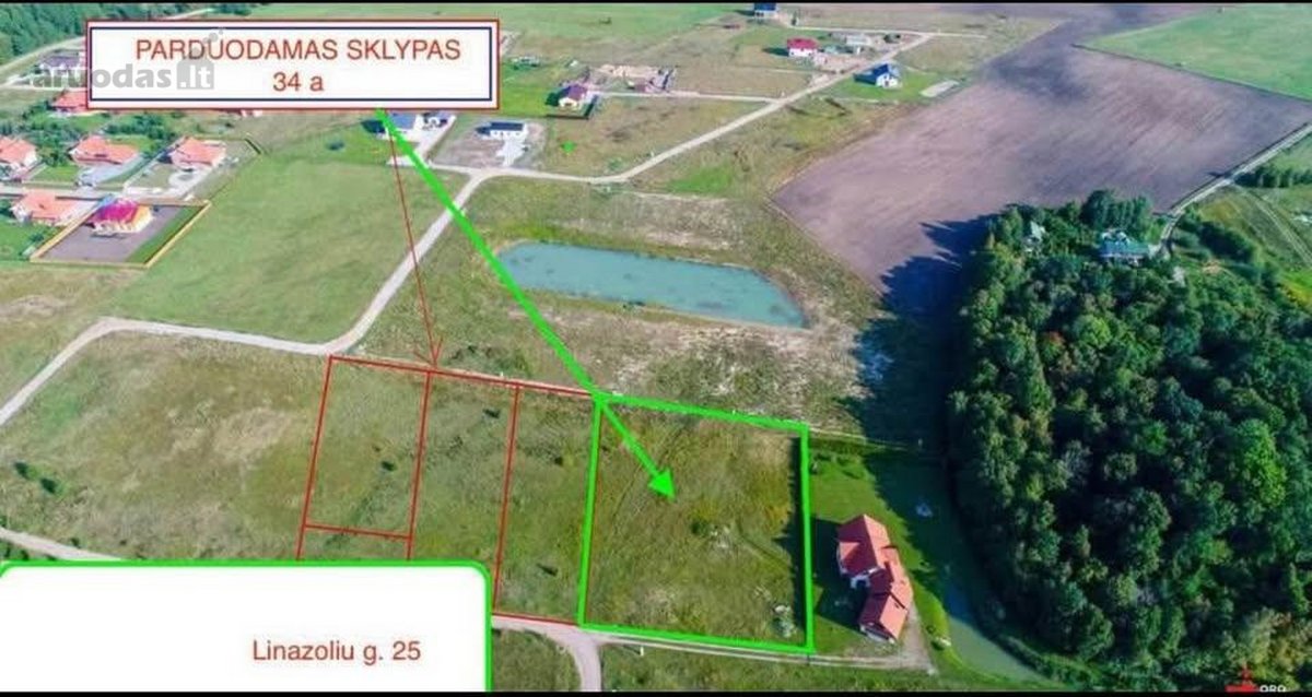 Parduodamas erdvus sklypas prie jūros – 34,11 - nuotraukos Nr. 6