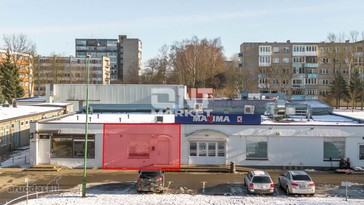Parduodamos komercinės patalpos strategiškai