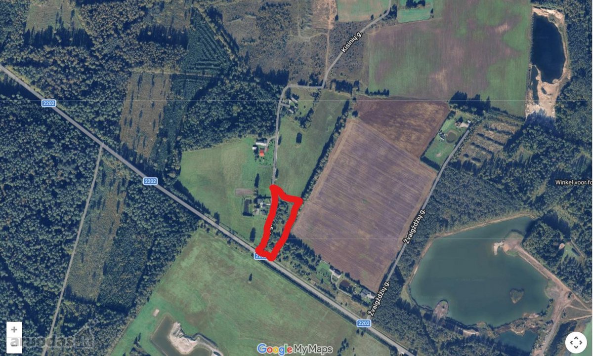 Parduodamas 73 arų žemės ūkio paskirties