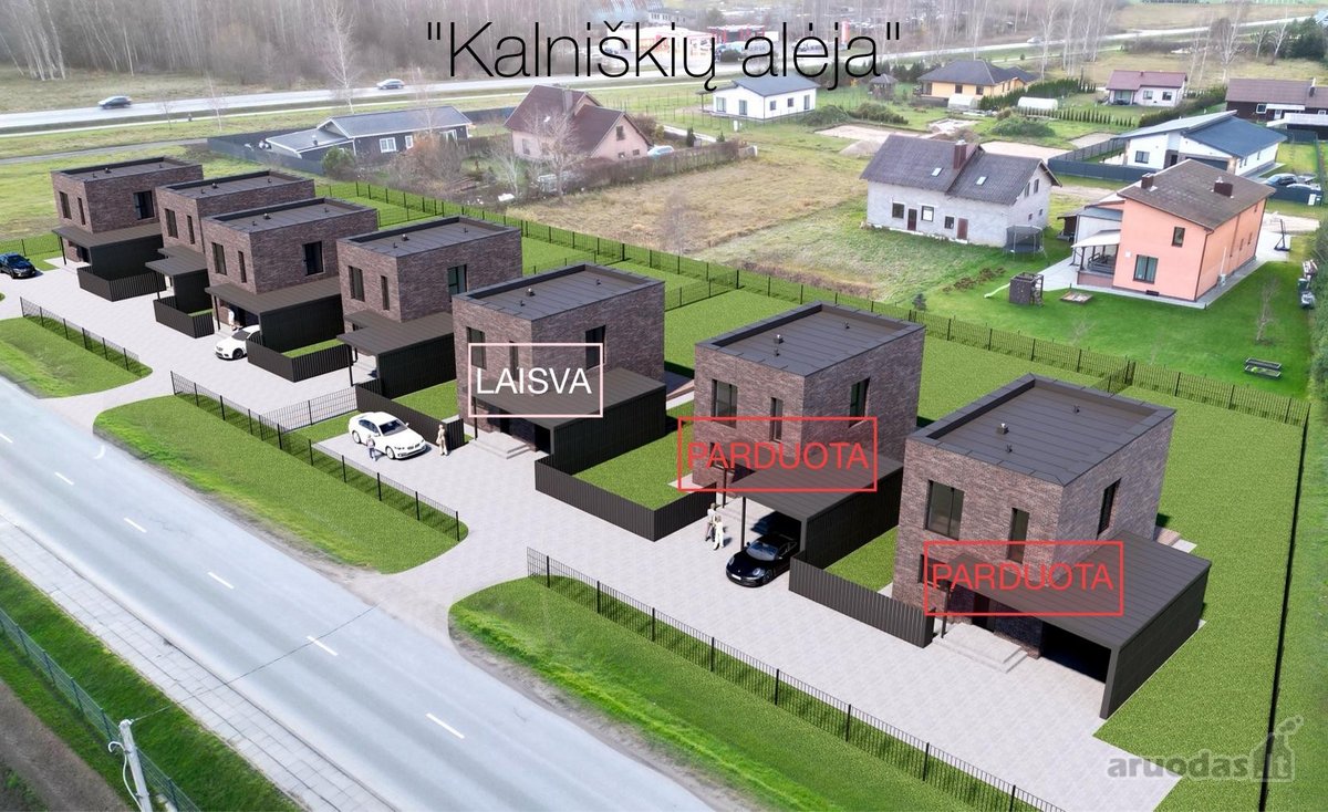 Parduodamas trečiasis namas “Kalniškių