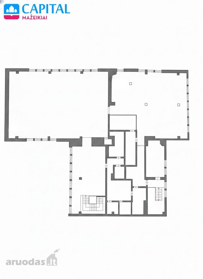 Parduodamos 598 m² Prekybos Patalpos Mažeikių - nuotraukos Nr. 15