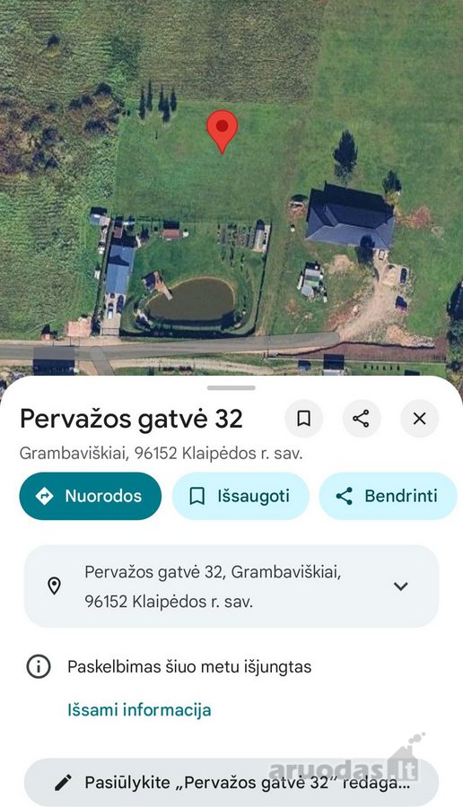 Paskirtis: Vienbučių ir dvibučių gyvenamųjų