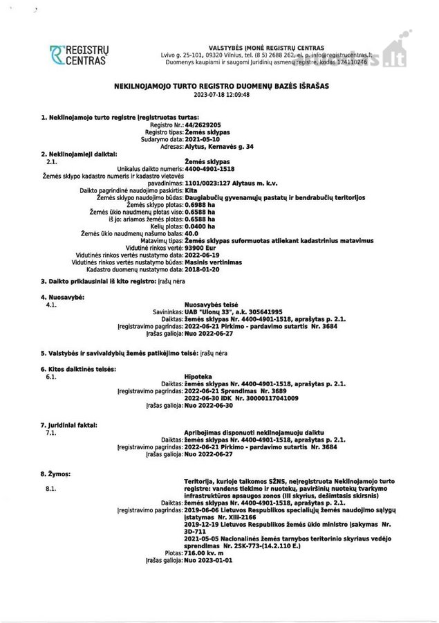 Pagal galiojanti detalūjį planą - nuotraukos Nr. 3