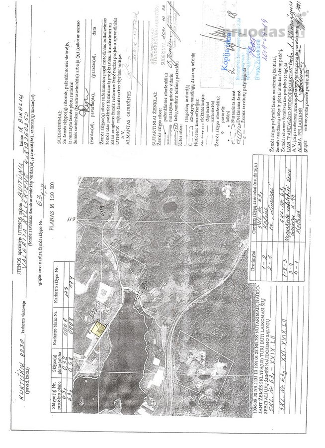 Parduodama dalis (3,2ha) Limino ežero ir 0