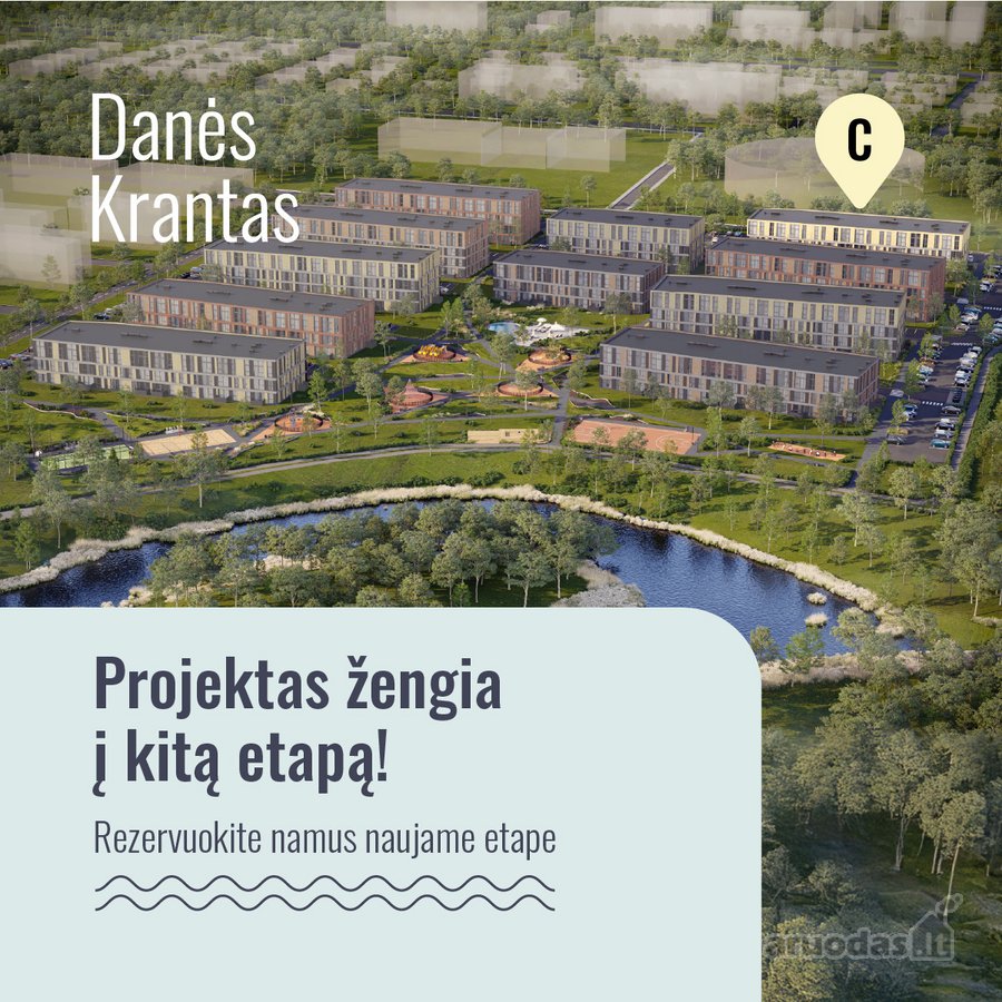 Naujojo „Danės krantas“ C etapo statybos - nuotraukos Nr. 17