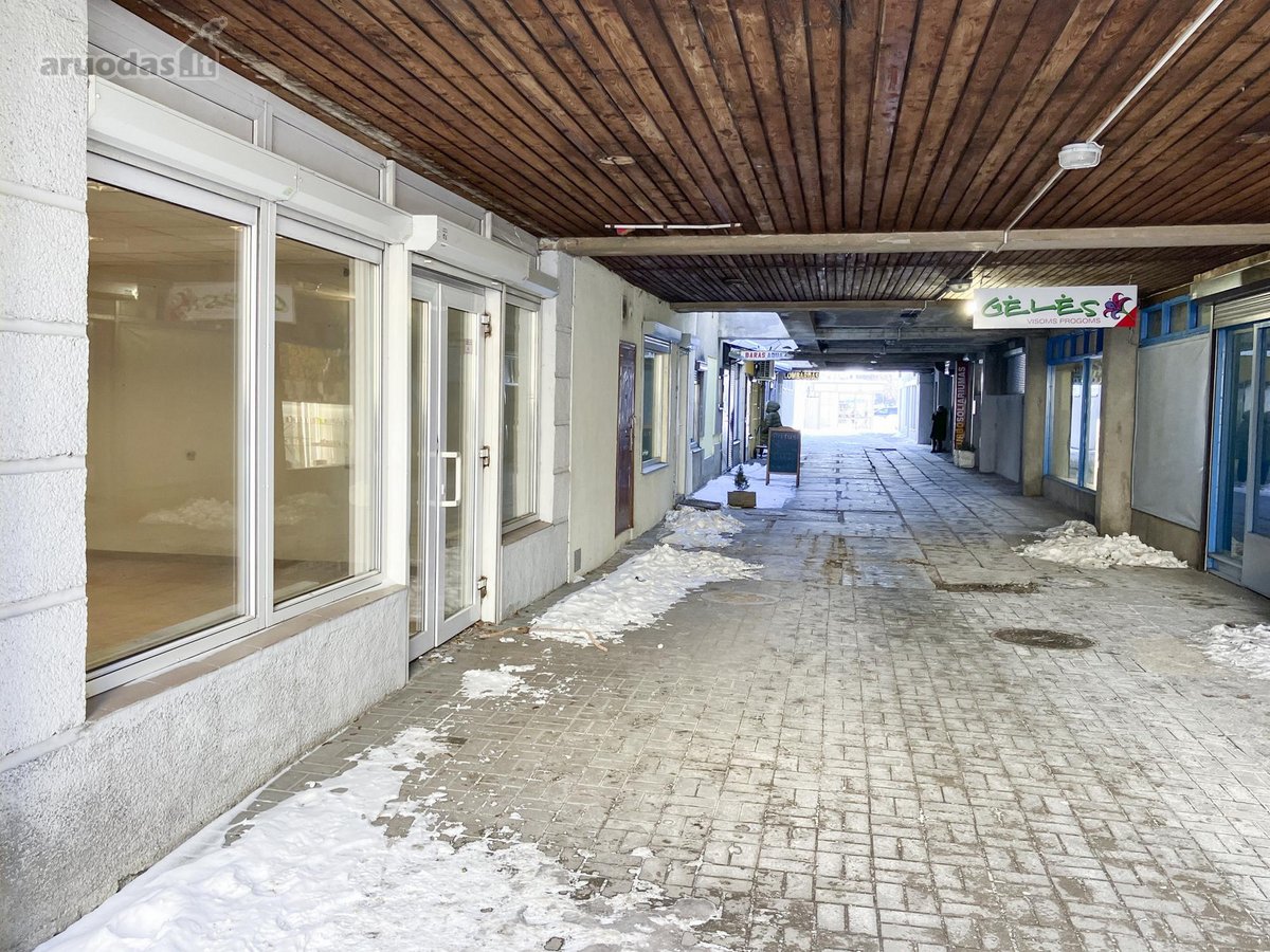 Išnuomojamos 50,65 m2 ploto komercinės