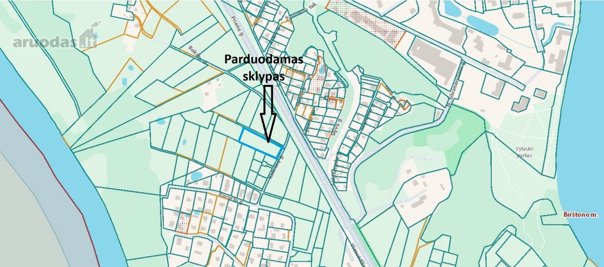 Parduodamas 42 arų sklypas Birštone – puiki - nuotraukos Nr. 4