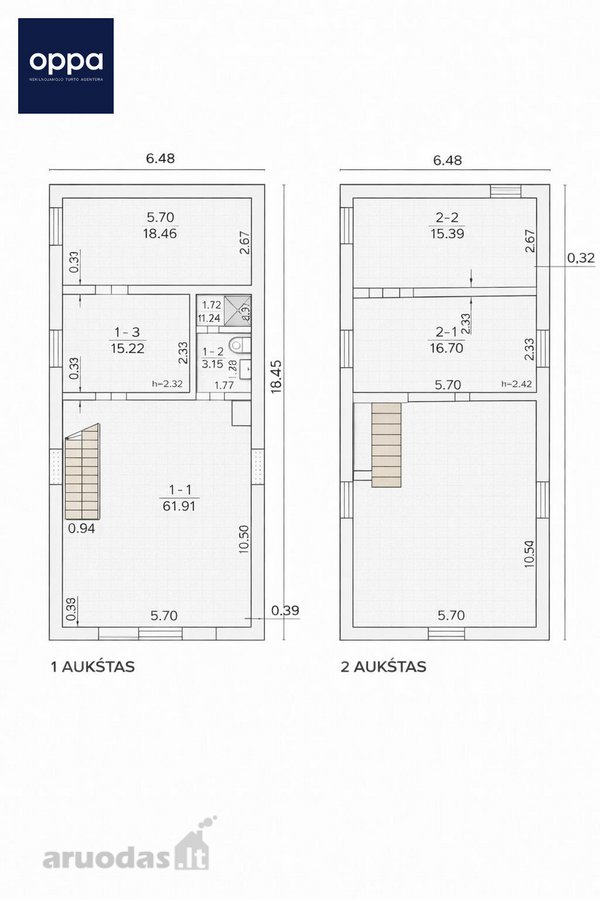 Parduodamas 125 m² komercinis pastatas - nuotraukos Nr. 14
