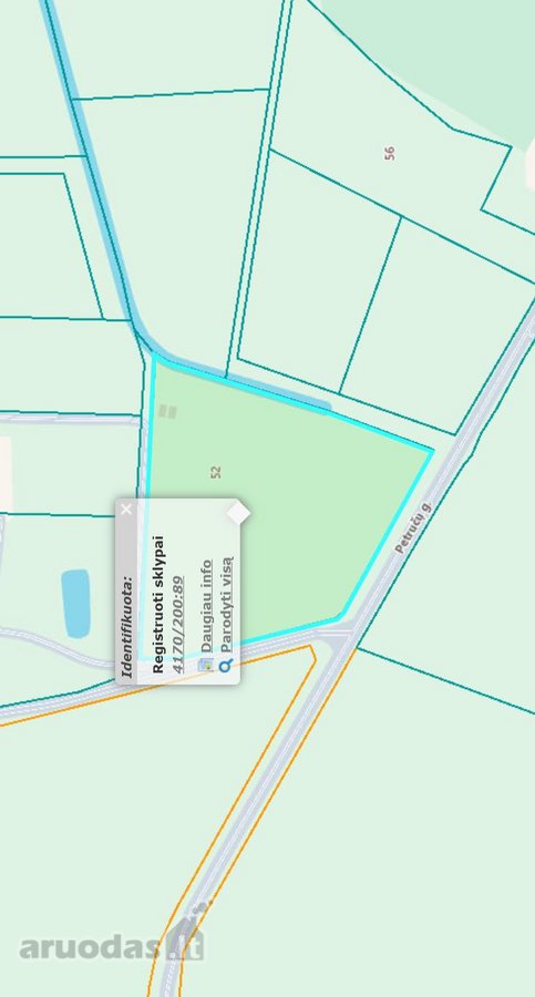 1,38 ha sklypas su leidimu statybai ir 22 kw - nuotraukos Nr. 12