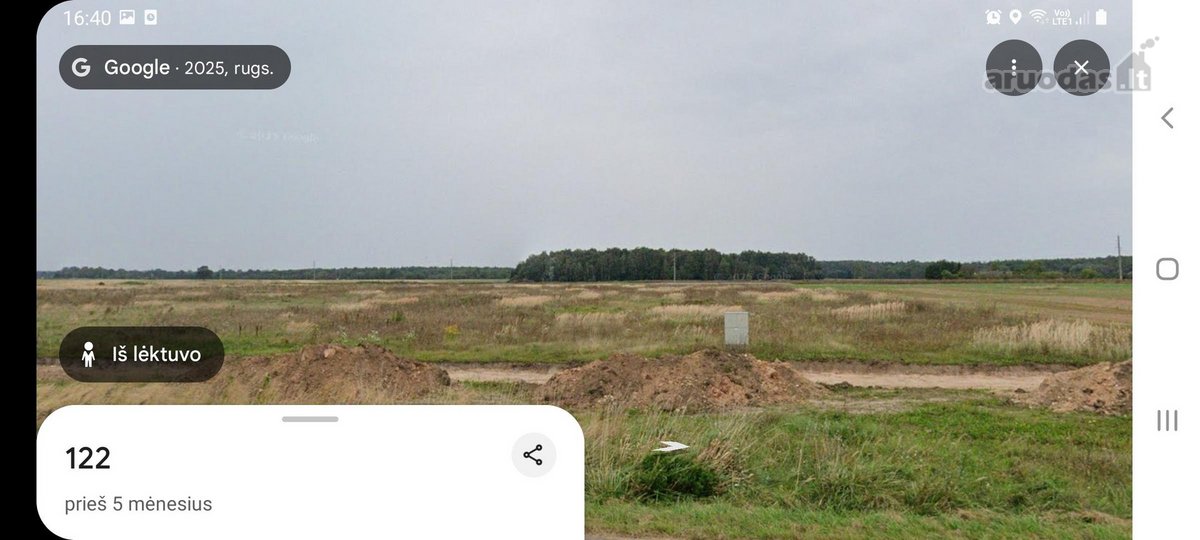 Parduodamas 16,73 A Namų Valdos Sklypas