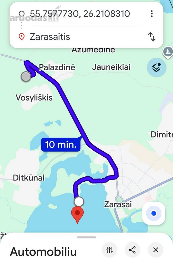 Parduodamas 1 kambario butas su žeme ramioje - nuotraukos Nr. 4