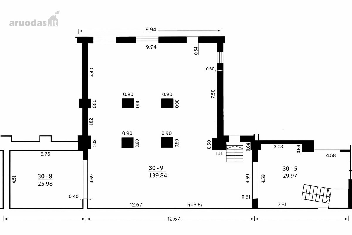 Parduodamos Komercinės Patalpos Vilniaus - nuotraukos Nr. 3