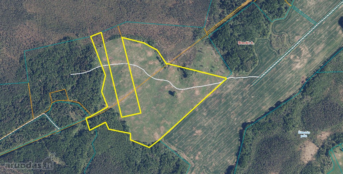 Parduodamas žemės sklypas 20,20 ha, kuris yra