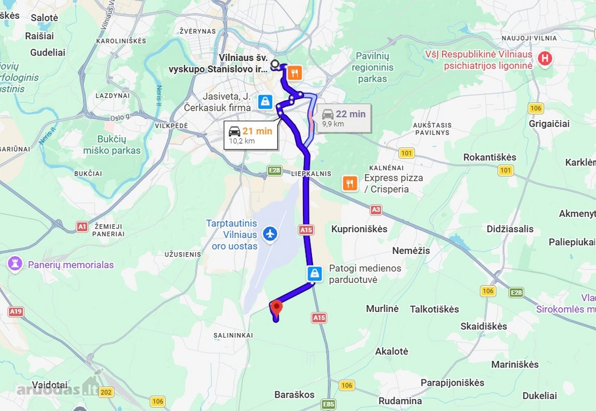 Erdvus sklypas Vilniaus mieste – retas ir - nuotraukos Nr. 16