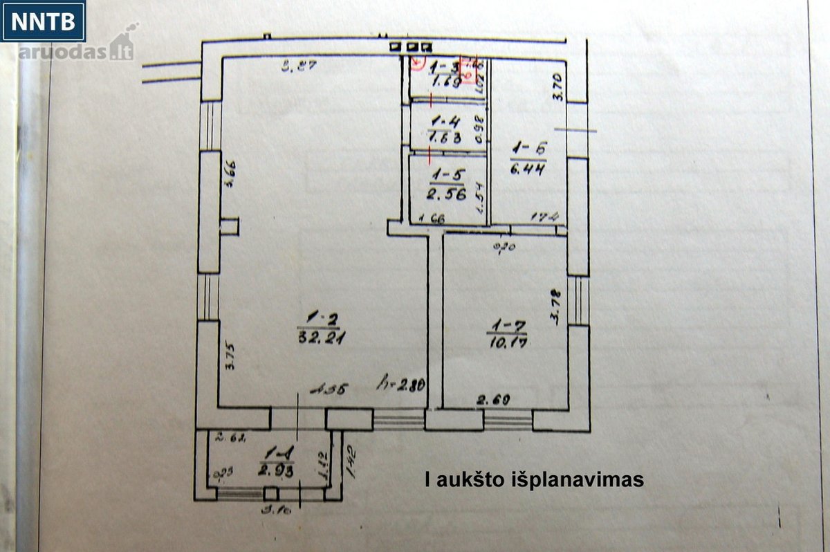 Parduodamos 84,88 kv.m. bendro ploto patalpos - nuotraukos Nr. 13