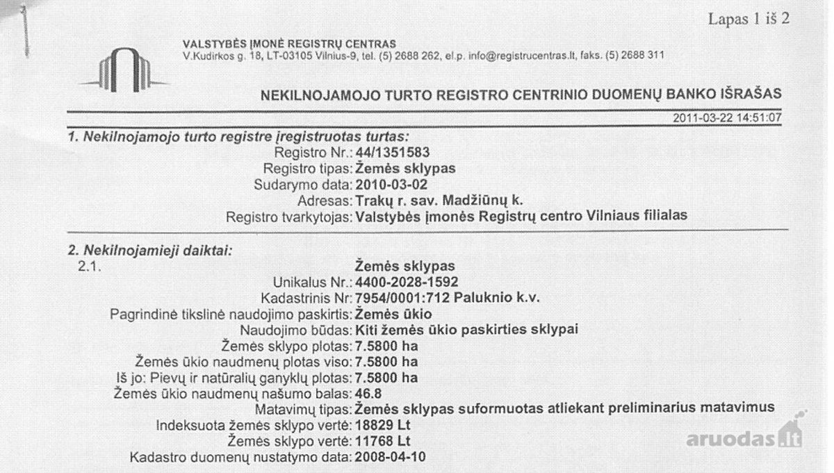 Sklypas yra Madžiūnų kaime, kurio plotas 7,58 - nuotraukos Nr. 2