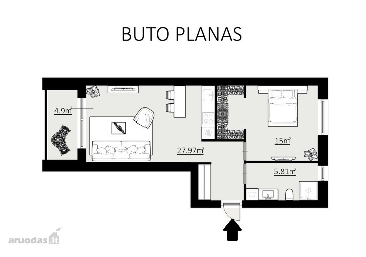 Parduodami naujos statybos butai Pilaitės rajone. - nuotraukos Nr. 4