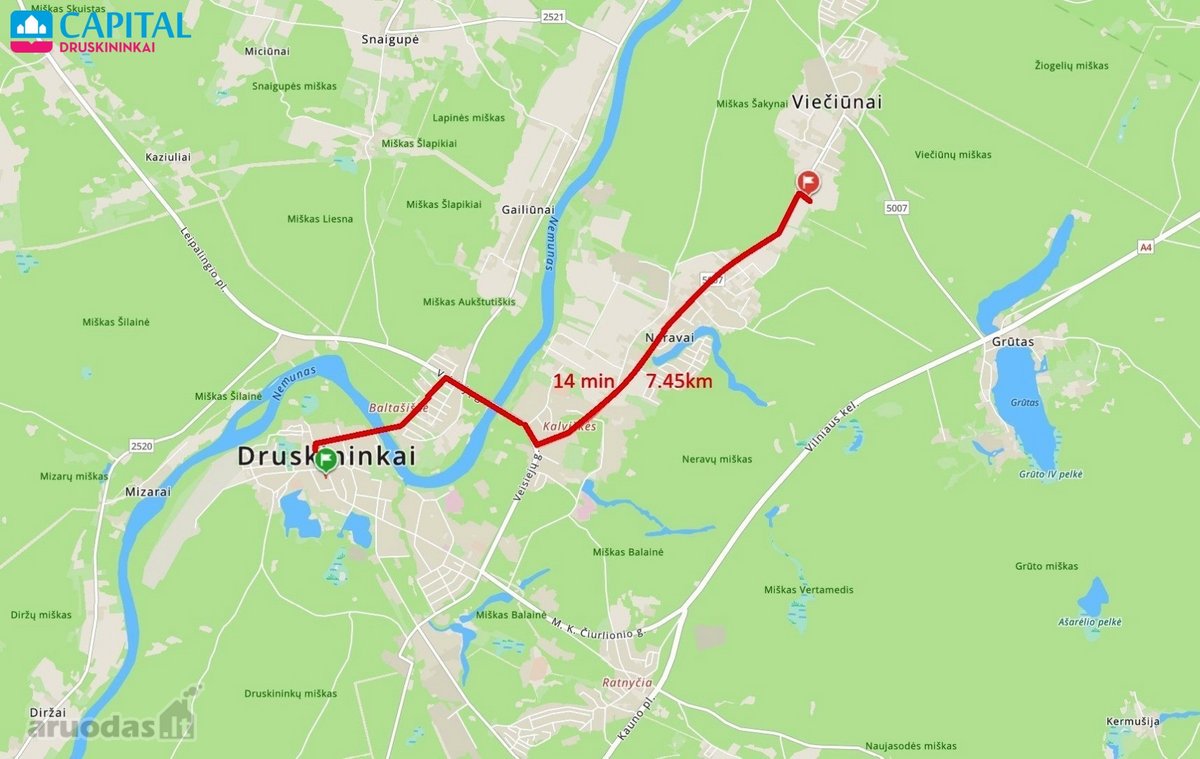 Erdvus sklypas Neravuose - nuotraukos Nr. 11