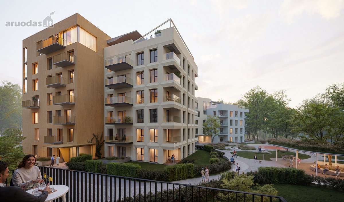 Parduodamas 4 kambarių, 69,37 m² butas su