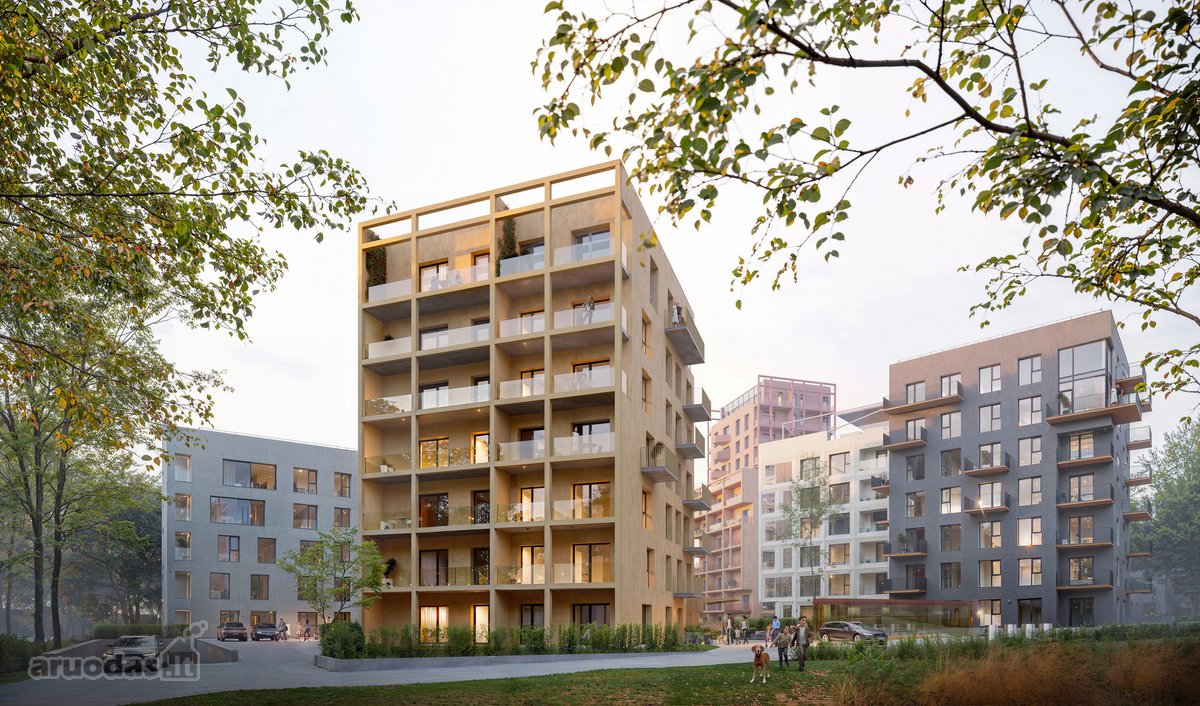 Parduodamas 4 kambarių, 69,37 m² butas su - nuotraukos Nr. 2