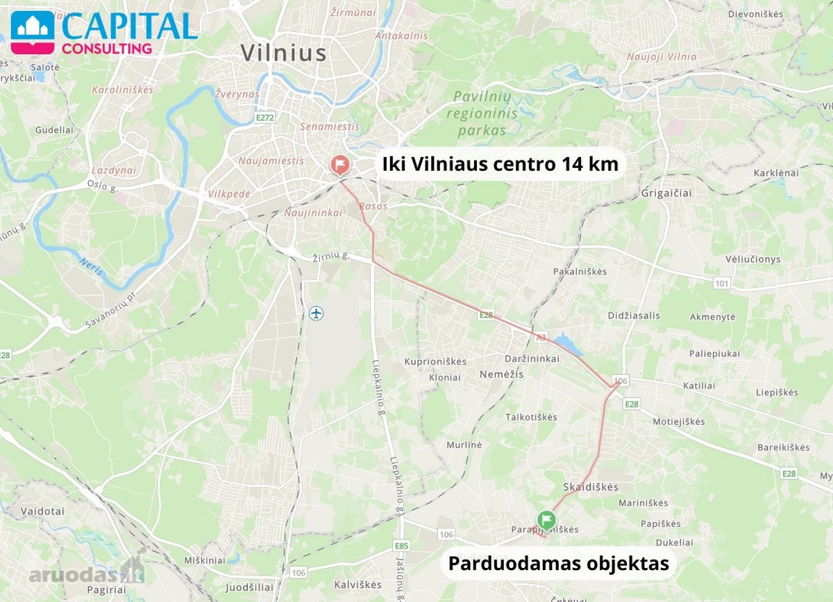 Parduodamas perspektyvus 102 arų komercinės - nuotraukos Nr. 13