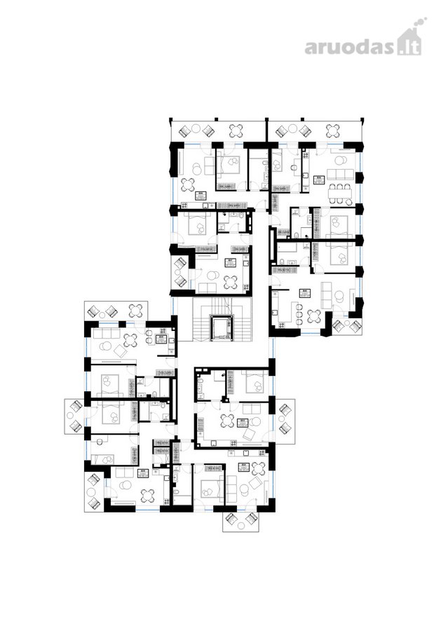 Parduodamas 2 kambarių, 59,96 m² butas su net - nuotraukos Nr. 7