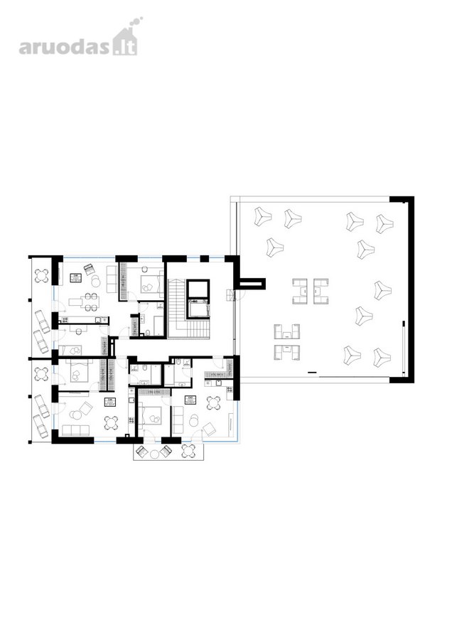 Parduodamas 4 kambarių, 69,37 m² butas su - nuotraukos Nr. 9