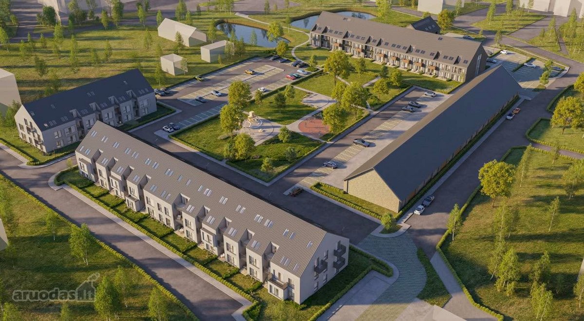 Parduodamas 2 kambarių butas su terasa