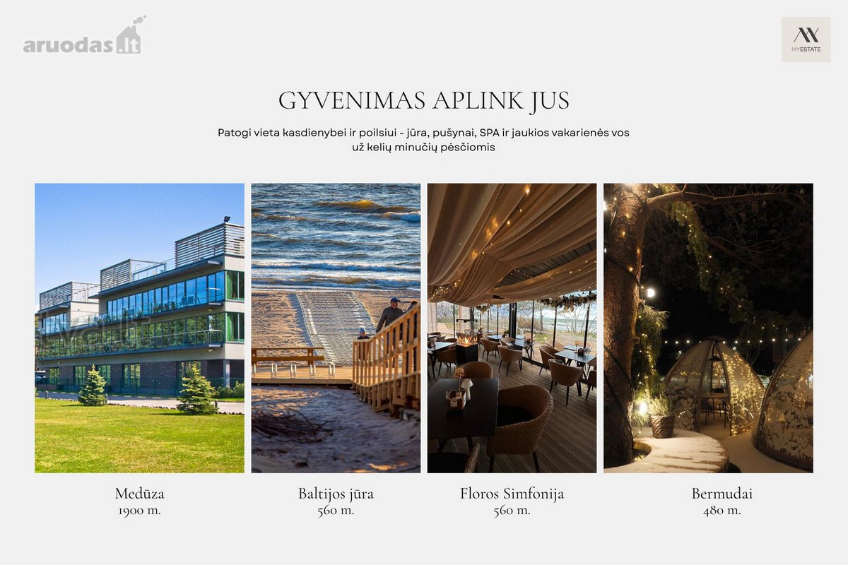 Modernūs A++ klasės butai, iki pušyno tik 300 - nuotraukos Nr. 7