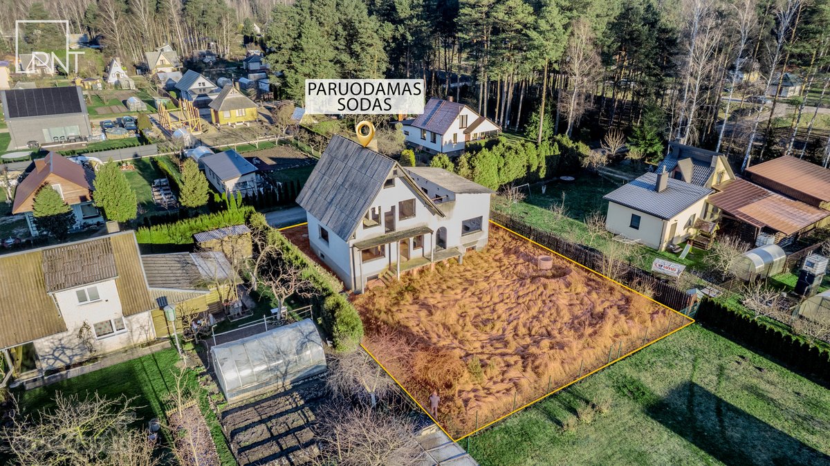 Parduodamas sodas su nebaigtu statytu namu - nuotraukos Nr. 7